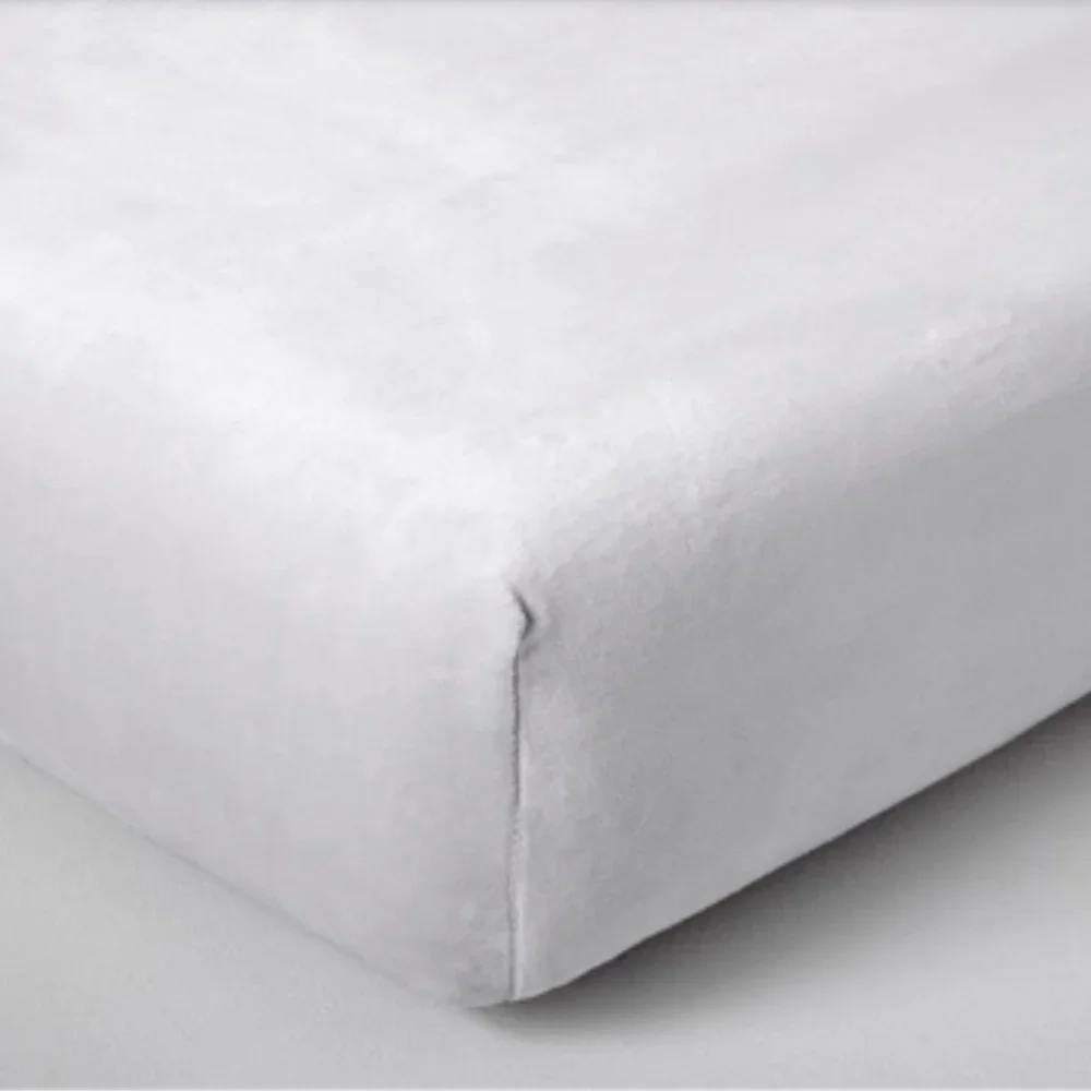 🌿Pottery Barn Kids Luxe Chamois Flannel Crib Fitted Sheet [Gray]🌿